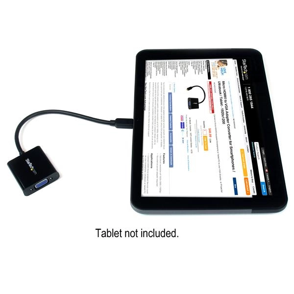 ADAPTADOR GRAFICO EXTERNO MICRO HDMI A VGA 1080P CONVERSOR - 4