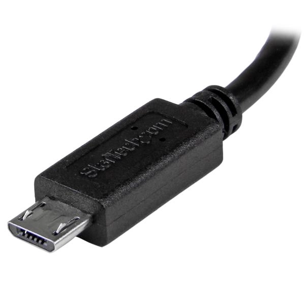 CABLE USB OTG DE 20CM ADAPTADOR MICRO USB A MINI USB - 3