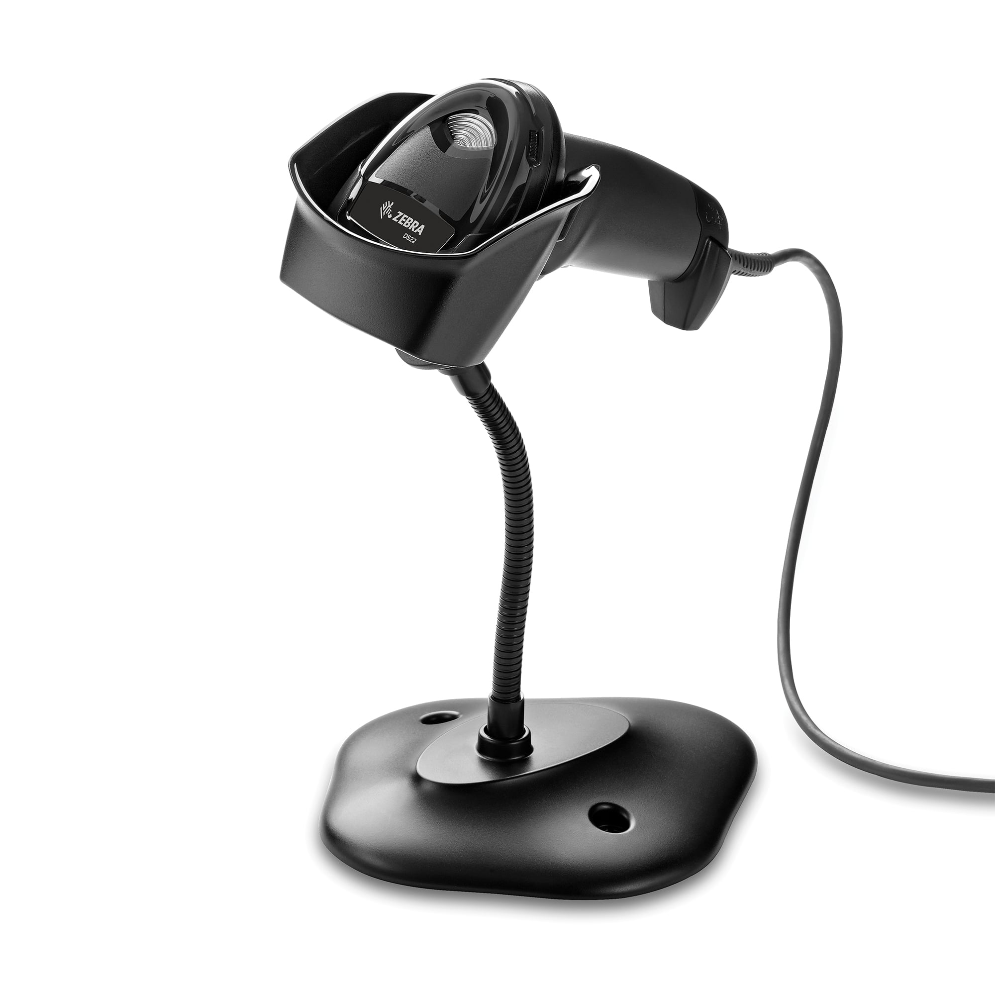 LECTOR DE CODIGOS QR Y DE BARRAS ZEBRA DS2208 USB CON STAND - 4