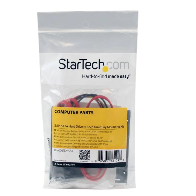 BANDEJA DE DISCO STARTECH BRACKET25SAT SDD/HDD 2.5 A 3.5 - 2