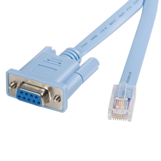 CABLE STARTECH.COM 1,8M GESTION ROUTER CONSOLA CISCO RJ45 A SERIE DB9 AZUL - 1