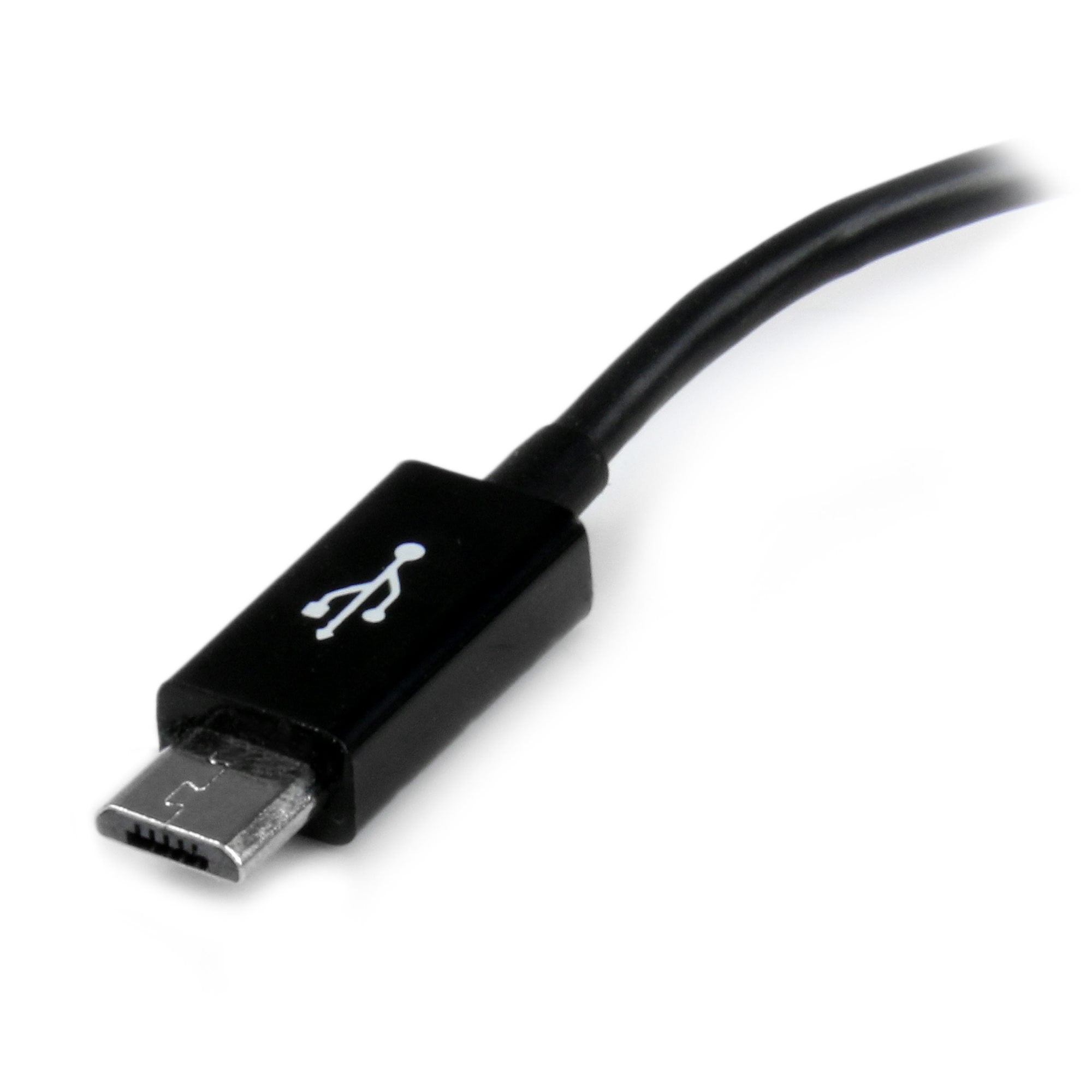 CABLE STARTECH.COM 12CM ADAPTADOR MICRO USB MACHO A USB A HEMBRA OTG - 3
