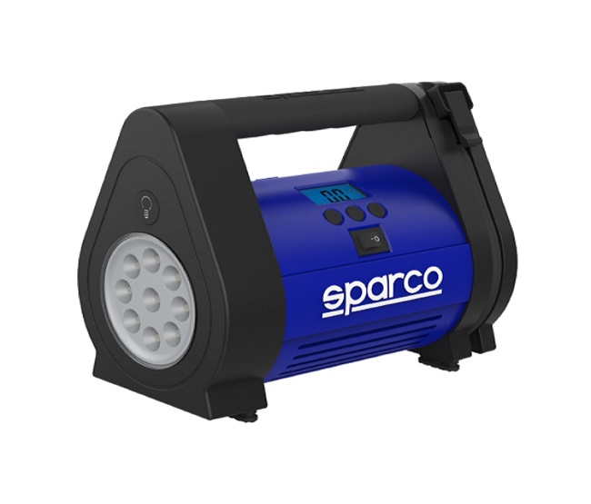 COMPRESOR DE AIRE SPARCO PARA NEUMATICOS AUTO 12V SPT-160 - 1