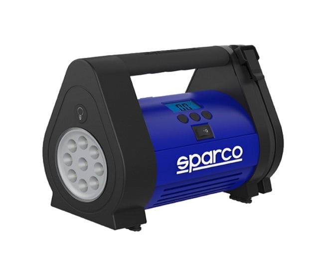 COMPRESOR DE AIRE SPARCO PARA NEUMATICOS AUTO 12V SPT-160 - 2