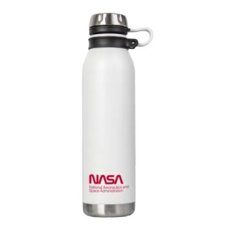 BOTELLA PACK X2 PARA AGUA TERMICA NASA ECOLOGICA GF-710 WH/RD | Blanco - 1
