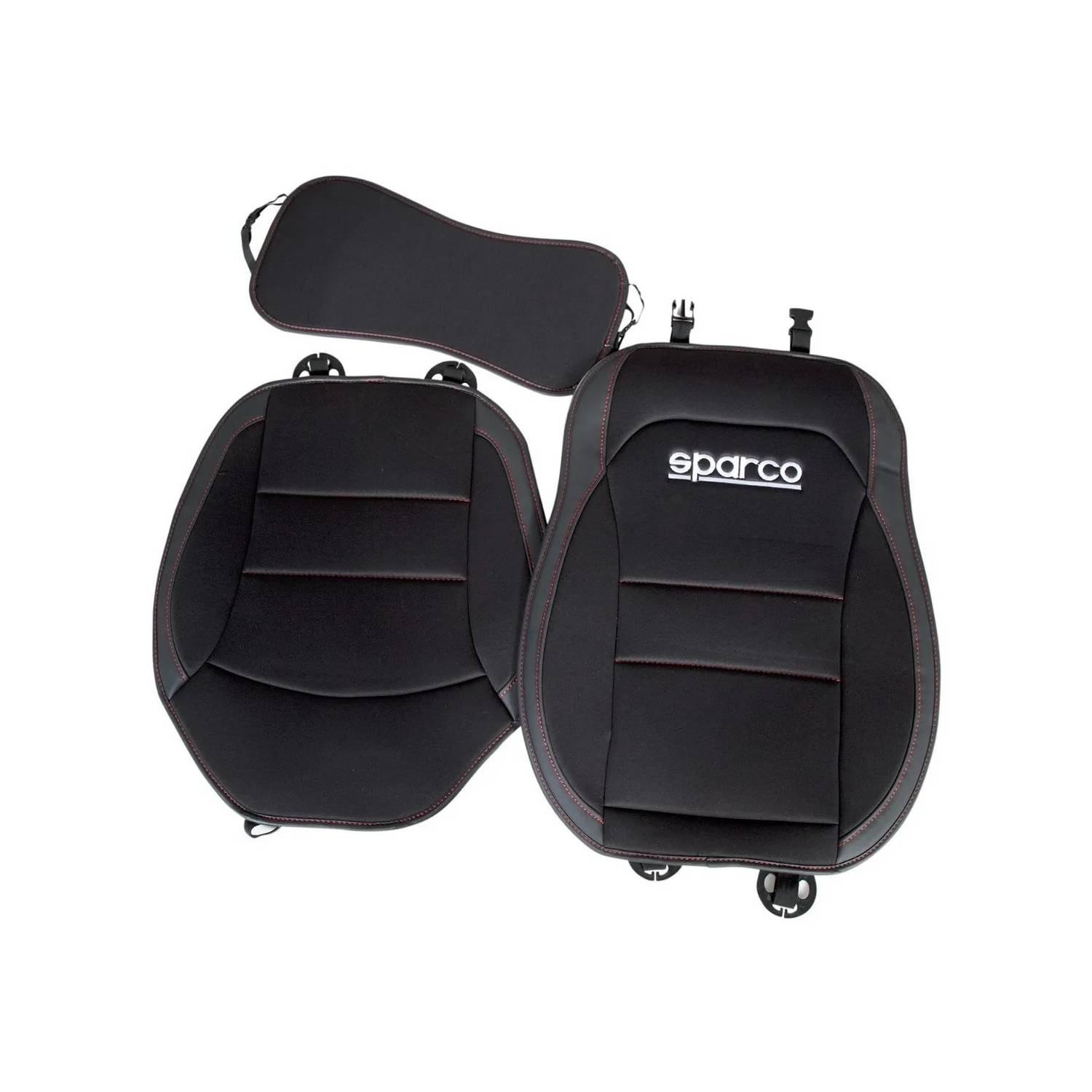 FUNDA CUBRE ASIENTO SPARCO AUTO INDIVIDUAL NEGRO UNIVERSAL SPS424BKR - 3
