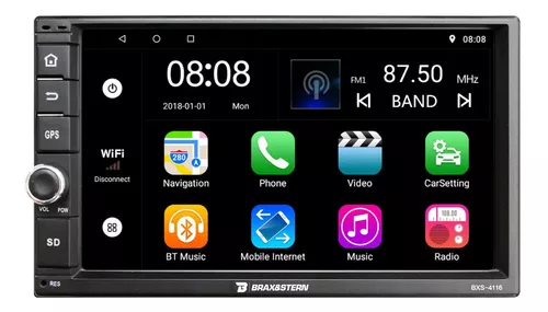 RADIO AUTO 2 DIN ANDROID TOUCH HD DE 7'' BXS-4116 - 1