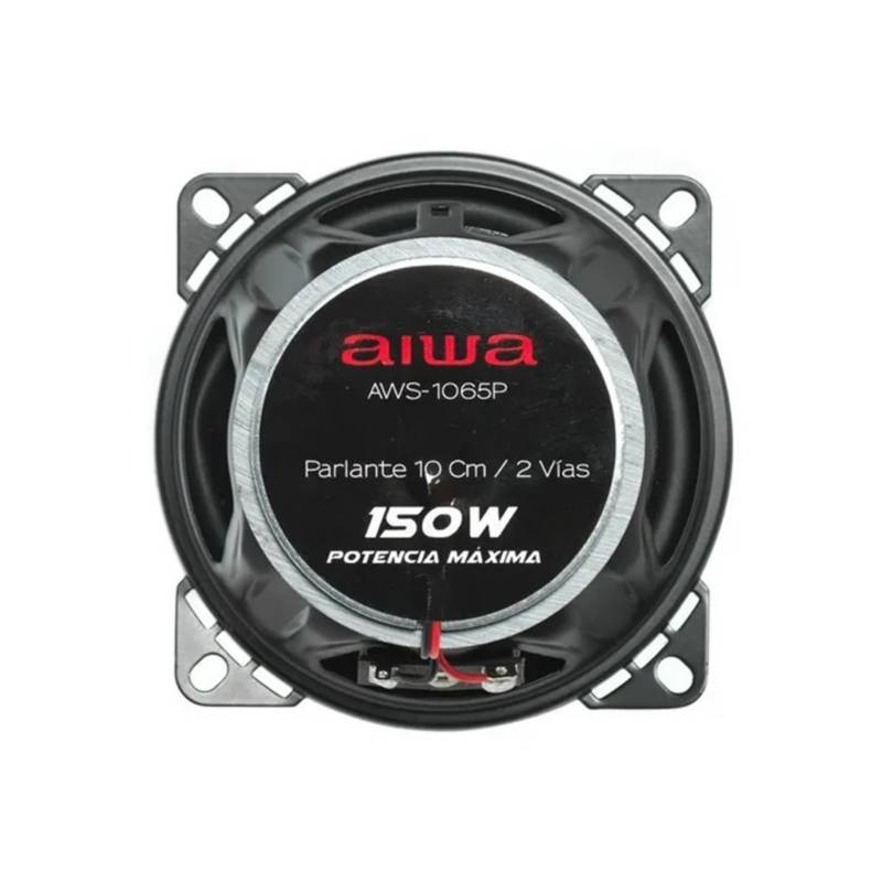 PARLANTES PARA AUTO 10CM 2 VÍAS 150 WATTS AIWA AWS-1065P - 3