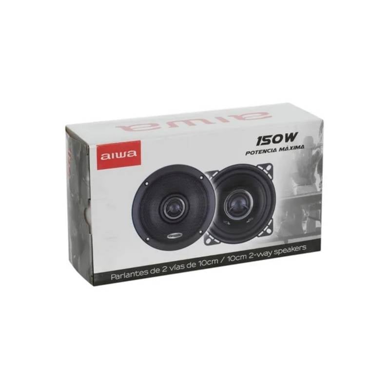 PARLANTES PARA AUTO 10CM 2 VÍAS 150 WATTS AIWA AWS-1065P - 4