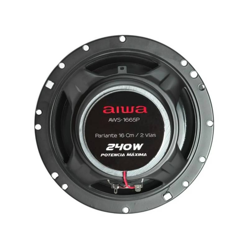 PARLANTES PARA AUTO 16CM 2 VÍAS 240 WATTS AIWA AWS-1665P - 3