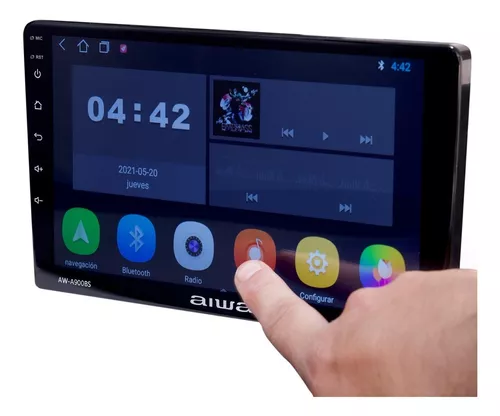 RADIO AUTO ANDROID CON PANTALLA TACTIL SLIM HD 9' WIFI GPS AW-A900BS - 3