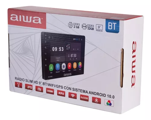 RADIO AUTO ANDROID CON PANTALLA TACTIL SLIM HD 9' WIFI GPS AW-A900BS - 4