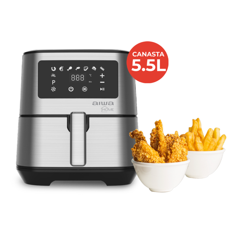 FREIDORA DE AIRE AIWA DIGITAL MULTIFUNCIONAL 5.5LTS AW-FT22 - 3