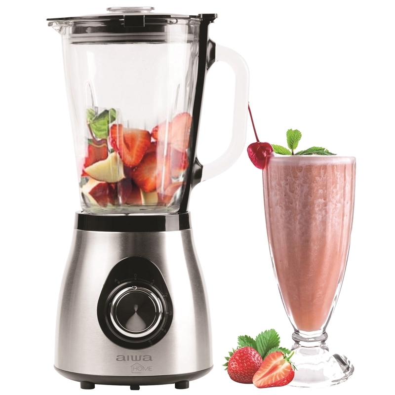 LICUADORA AIWA DE PIE ACERO INOXIDABLE 1.5L PICA HIELO 500W - 3