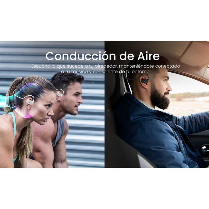 AUDÍFONOS AIWA DEPORTIVOS CONDUCCIÓN AW-ACF1WH BLUETOOTH - 3