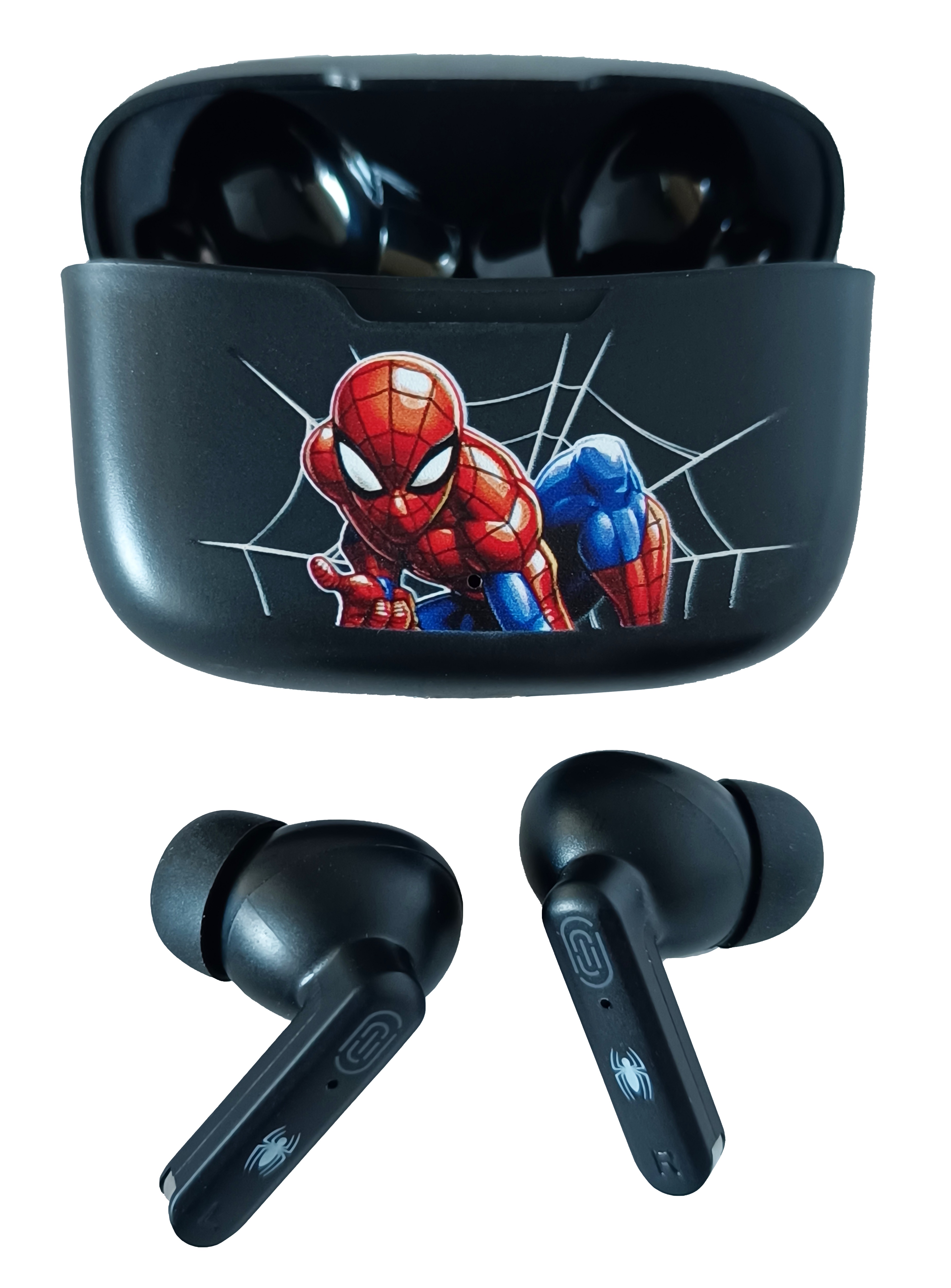 AUDIFONO IN-EAR SPIDER MAN CONTROL TOUCH FUNCION TWS MARVEL - 2