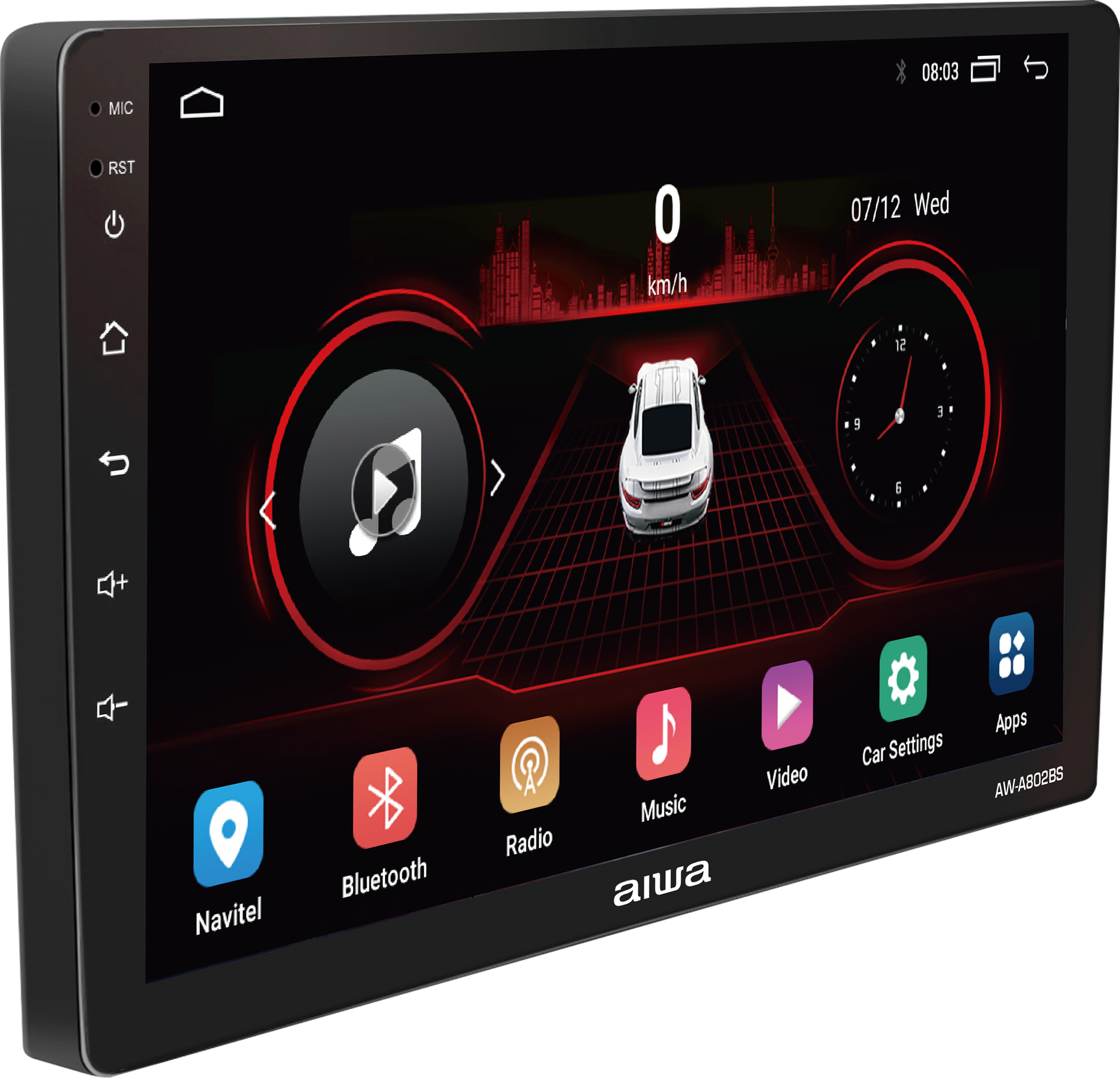 RADIO AUTO AIWA AW-A802BS 2 DIN ANDROID TOUCH HD DE 9'' - 2