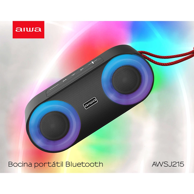 PARLANTE PORTÁTIL BLUETOOTH AIWA 20W IPX5 RADIO FM AW-SJ215 - 2