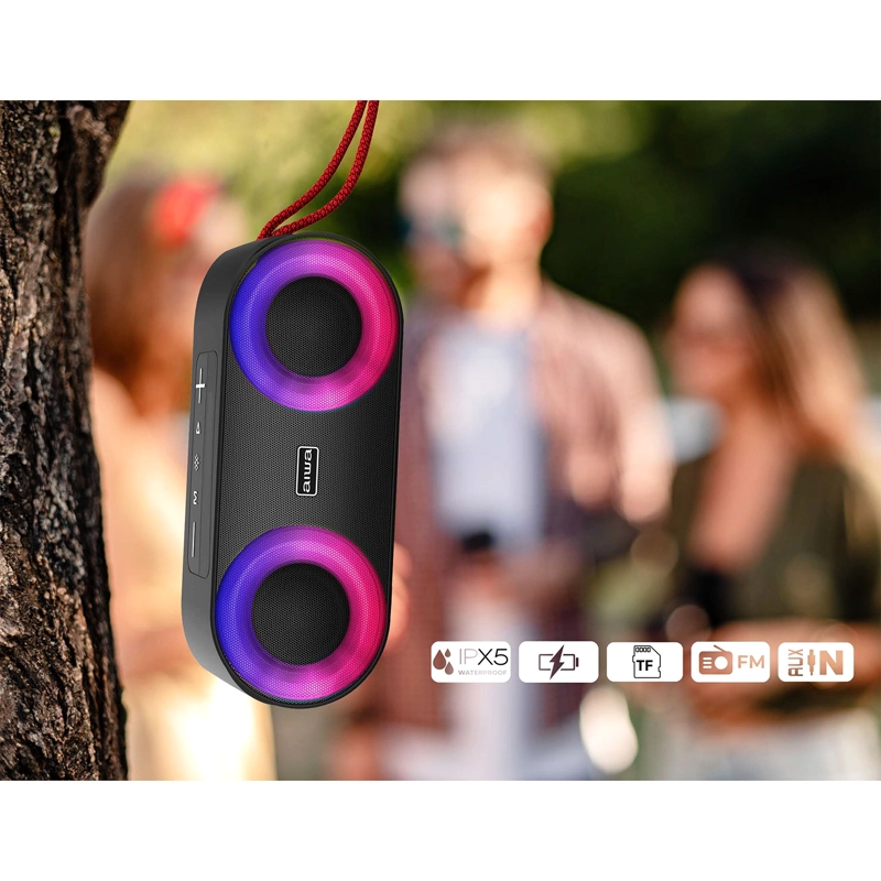 PARLANTE PORTÁTIL BLUETOOTH AIWA 20W IPX5 RADIO FM AW-SJ215 - 7