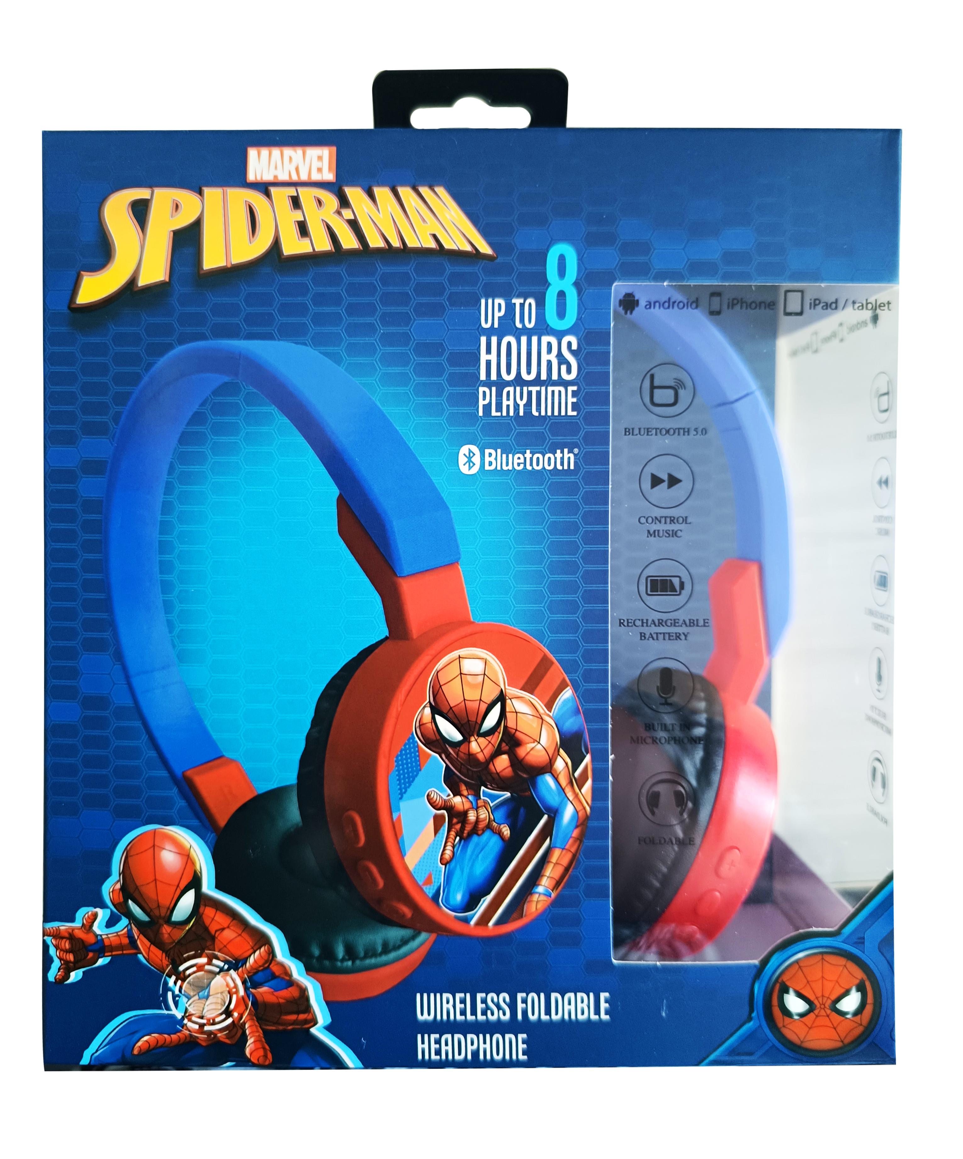 AUDÍFONO INALAMBRICO PLEGABLE BLUETOOTH 5.0 SPIDER-MAN - 3