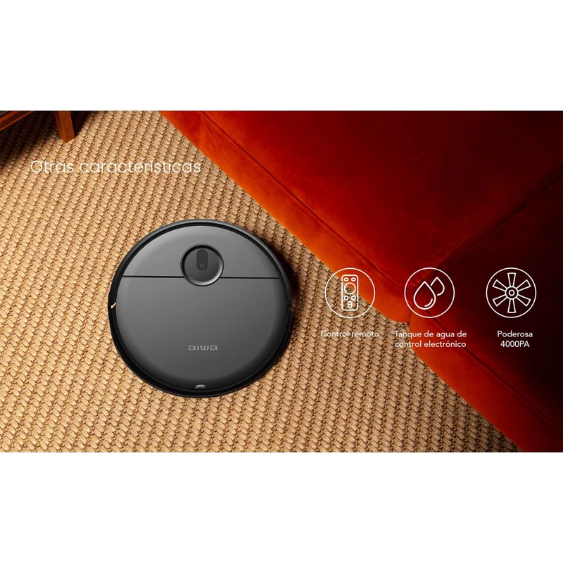 ASPIRADORA Y TRAPEADORA ROBOT AIWA LIMPIA PISO AW-AMI5 - 7