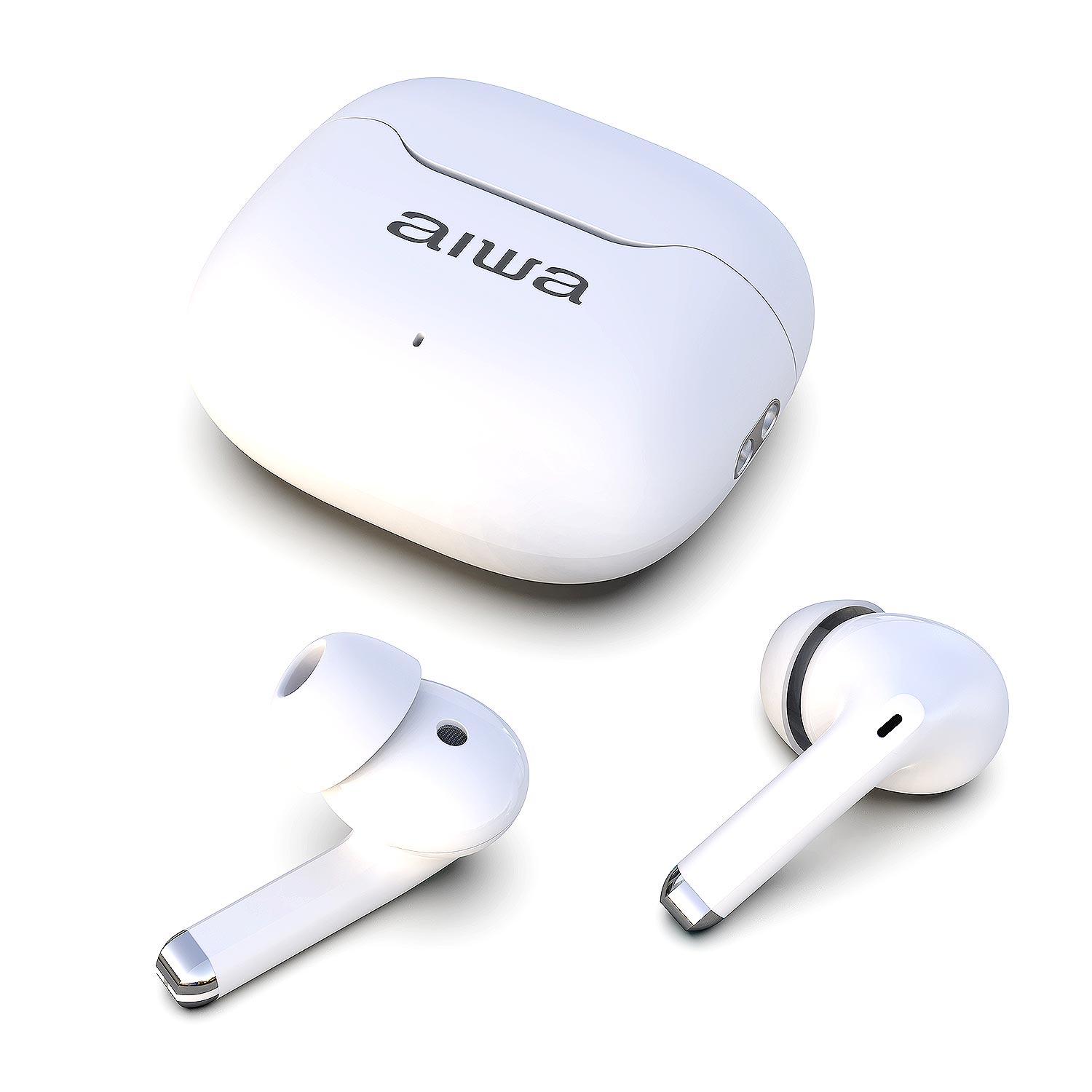 AUDÍFONO AIWA TACTIL CON CANCELACIÓN DE RUIDO AW-TWSG50ANC BLANCO - 3
