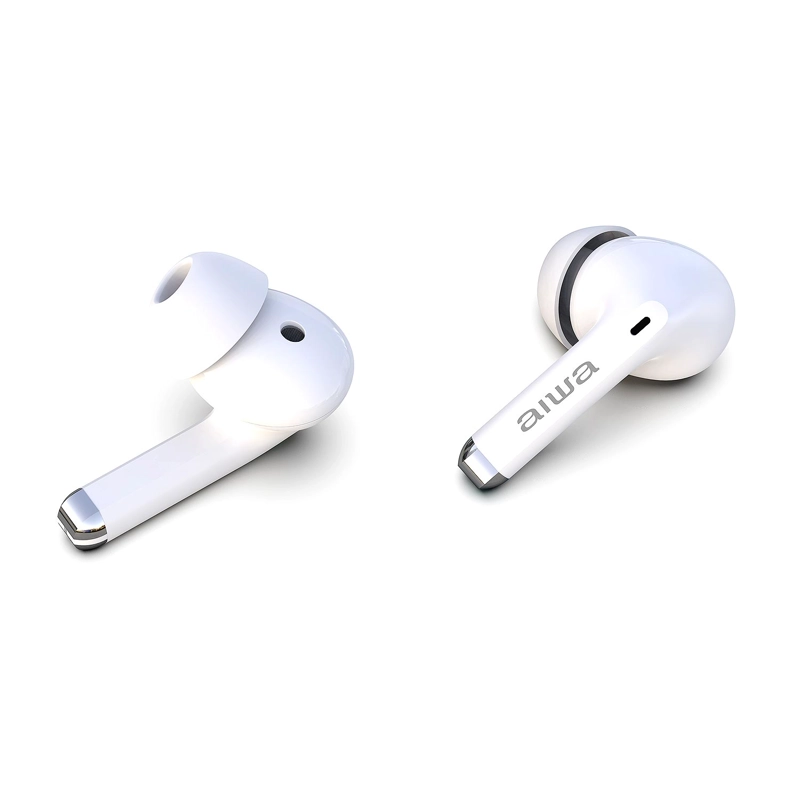 AUDÍFONO AIWA TACTIL CON CANCELACIÓN DE RUIDO AW-TWSG50ANC BLANCO - 4
