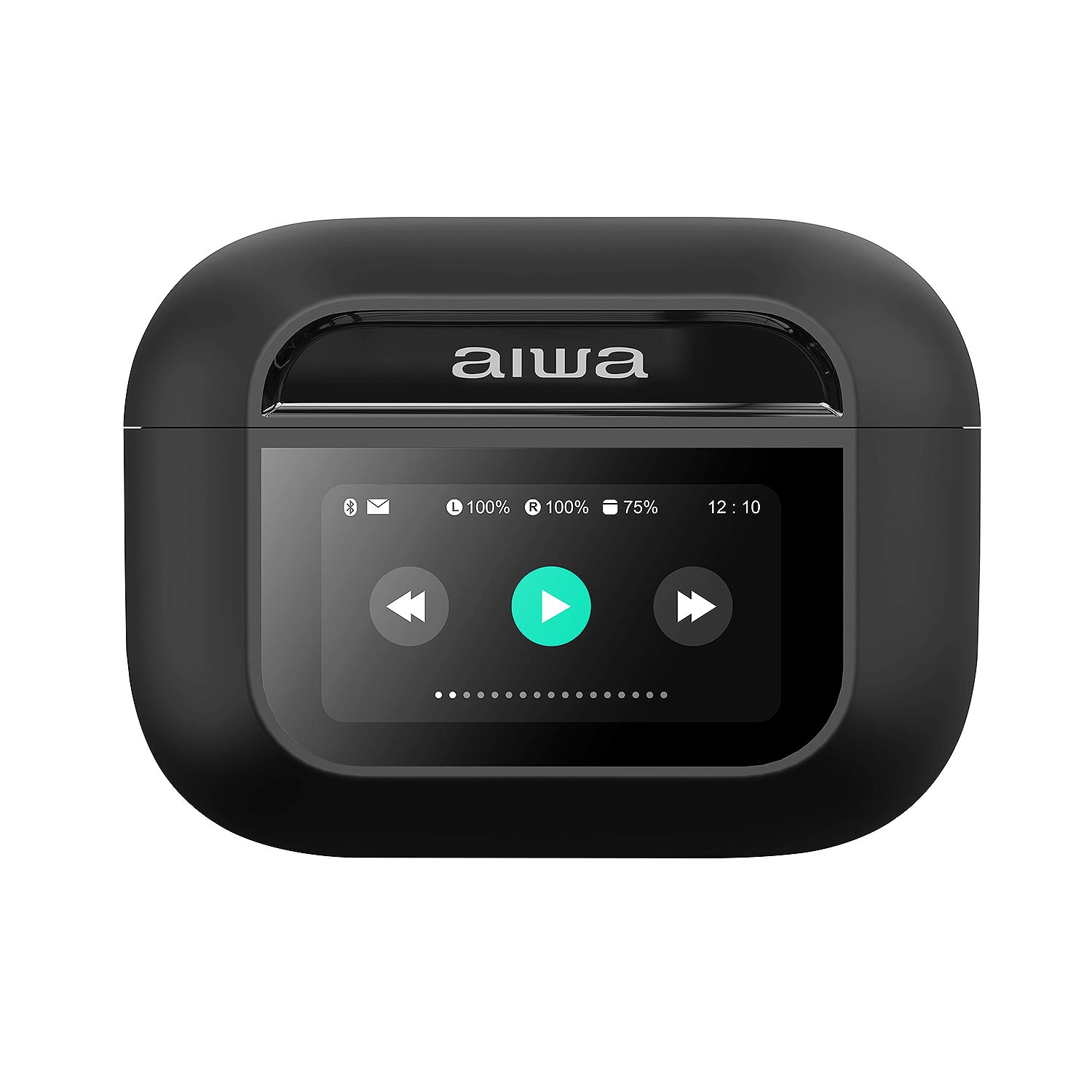 AUDÍFONOS AIWA IN EAR PANTALLA TÁCTIL BLUETOOTH AW-TWSGPRO NEGRO - 3
