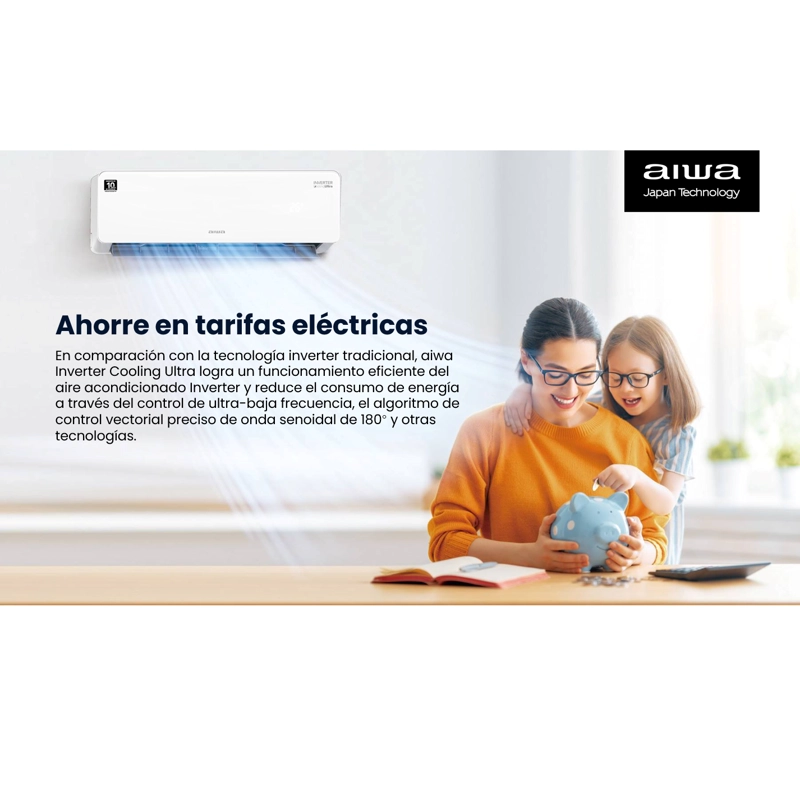 AIRE ACONDICIONADO AIWA SPLIT INVERTER 24000BTU AW-24INVG - 4