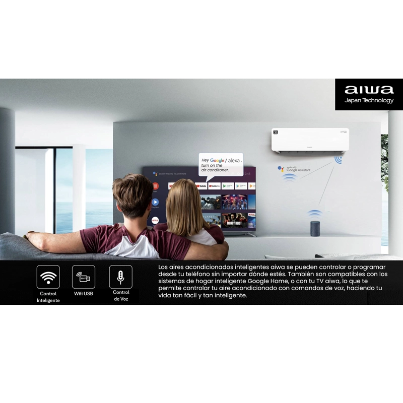 AIRE ACONDICIONADO AIWA SPLIT INVERTER 24000BTU AW-24INVG - 7