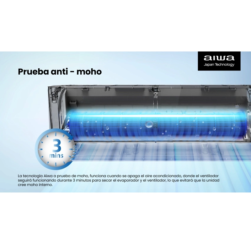 AIRE ACONDICIONADO AIWA SPLIT INVERTER 24000BTU AW-24INVG - 8