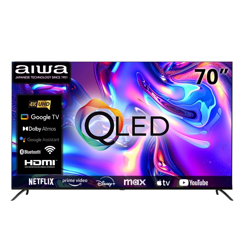 SMART TV AIWA 70'' 4K ULTRA HD QLED GOOGLE TV AW-70B4QFG - 1