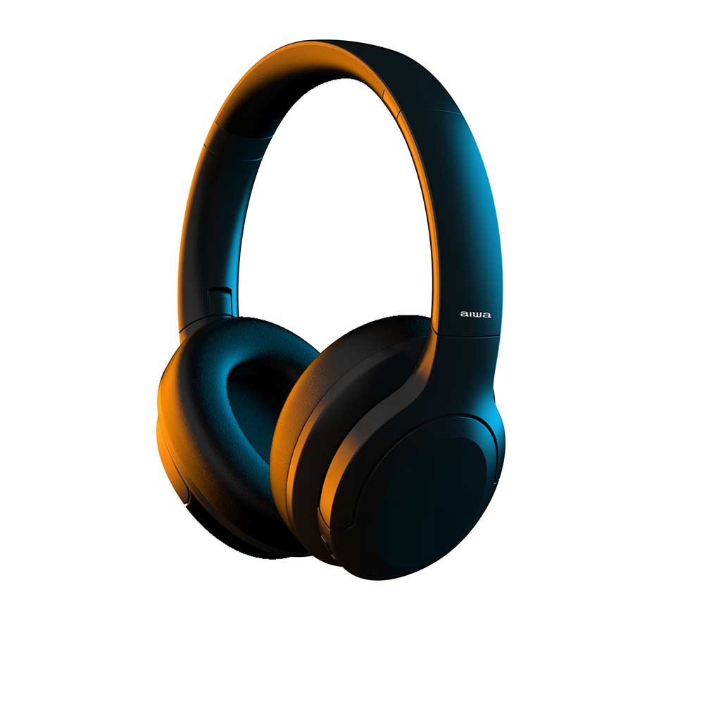 AUDIFONO OVER EAR AIWA CON CANCELACION DE RUIDO AW-ANC45K - 2