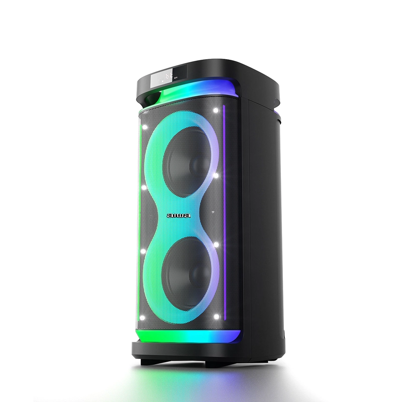 PARLANTE BLUETOOTH PORTATIL AIWA KARAOKE TWS LED AW-POH5D - 8