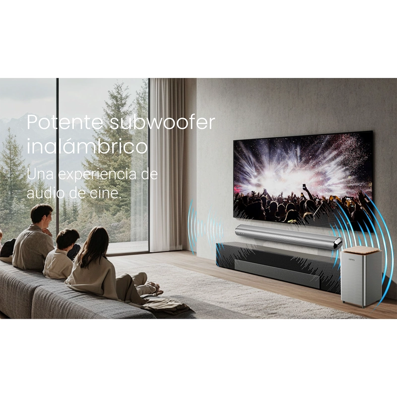 HOME THEATERS SOUNDBAR SUBWOOFER BLUETOOTH AIWA AW-SBH23WW - 4