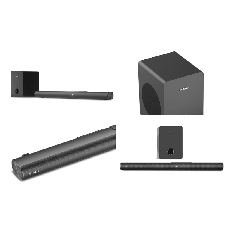 HOME THEATERS SOUNDBAR SUBWOOFER BLUETOOTH AIWA AW-SBH16 - 9