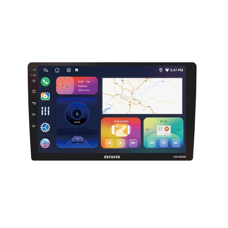 RADIO AUTO AIWA 2 DIN ANDROID OCTACORE HD DE 9'' AW-A928C - 1