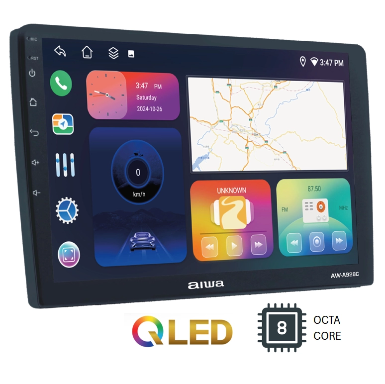 RADIO AUTO AIWA 2 DIN ANDROID OCTACORE HD DE 9'' AW-A928C - 4