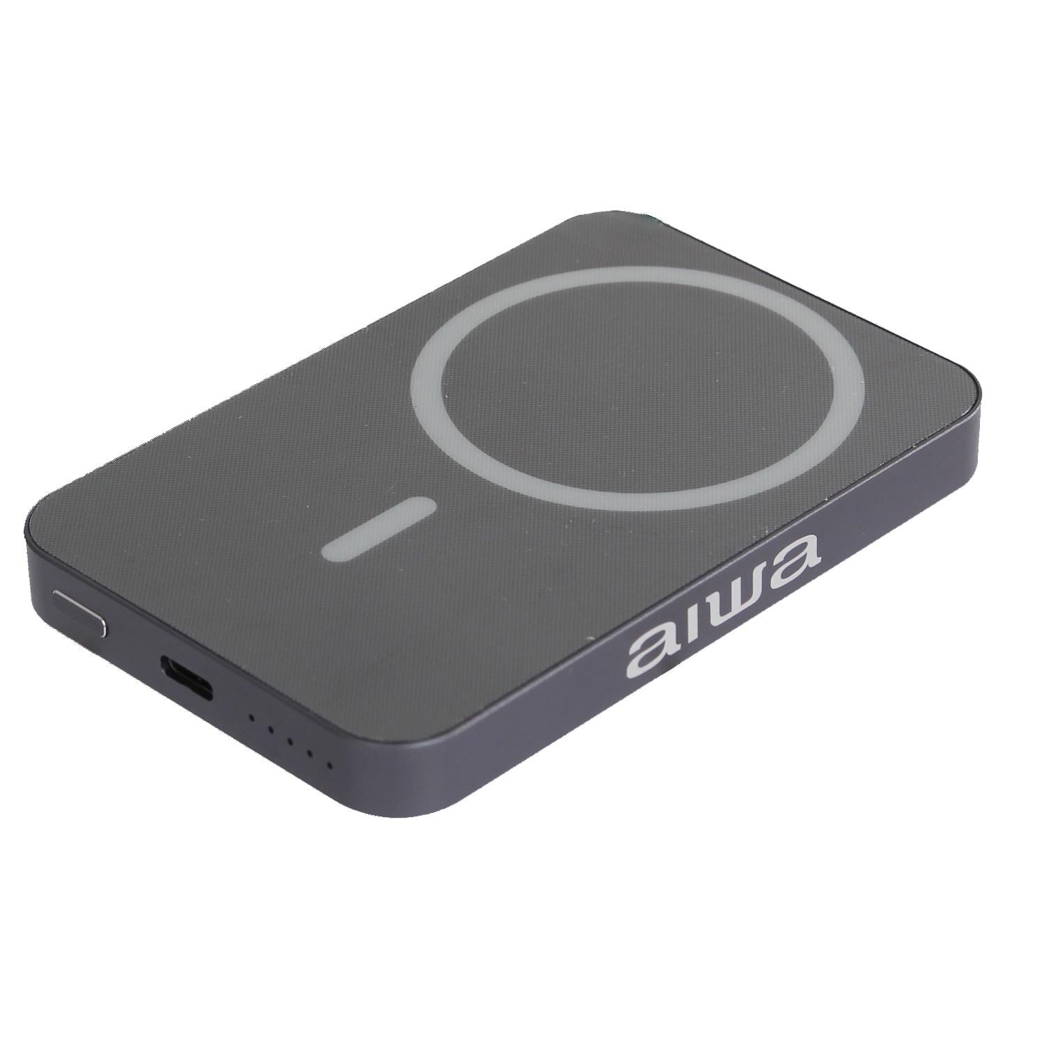 CARGADOR BATERIA EXTERNA PORTATIL MAGNETICA 5000MAH PAW-70 - 1