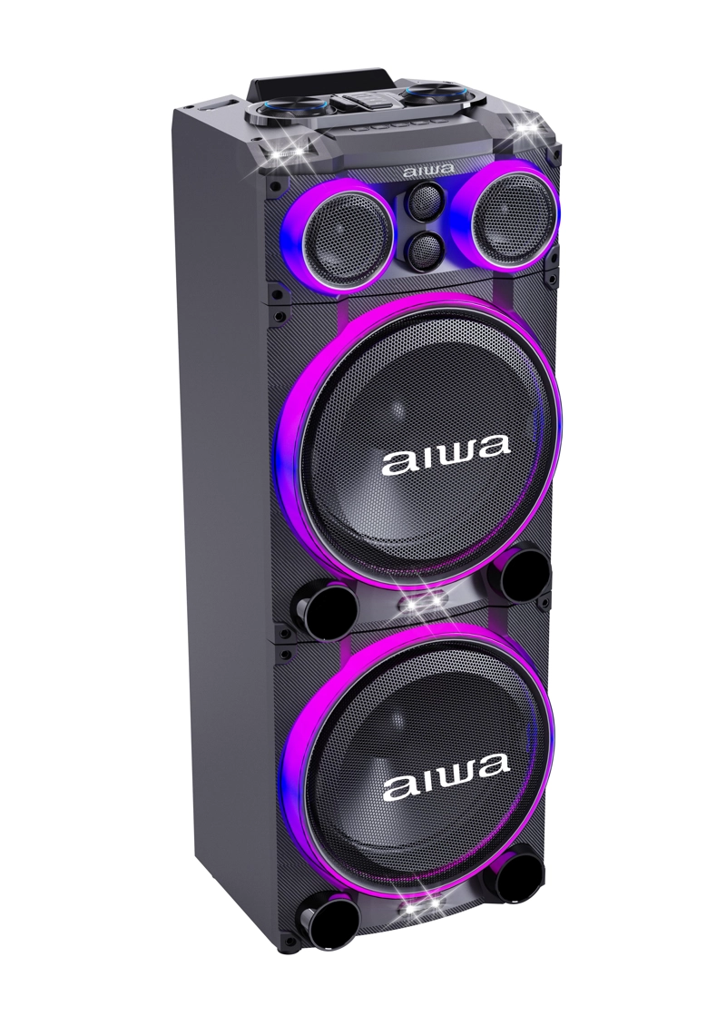 PARLANTE BLUETOOTH TORRE KARAOKE AIWA 4000W TWS AW-POC15 - 3