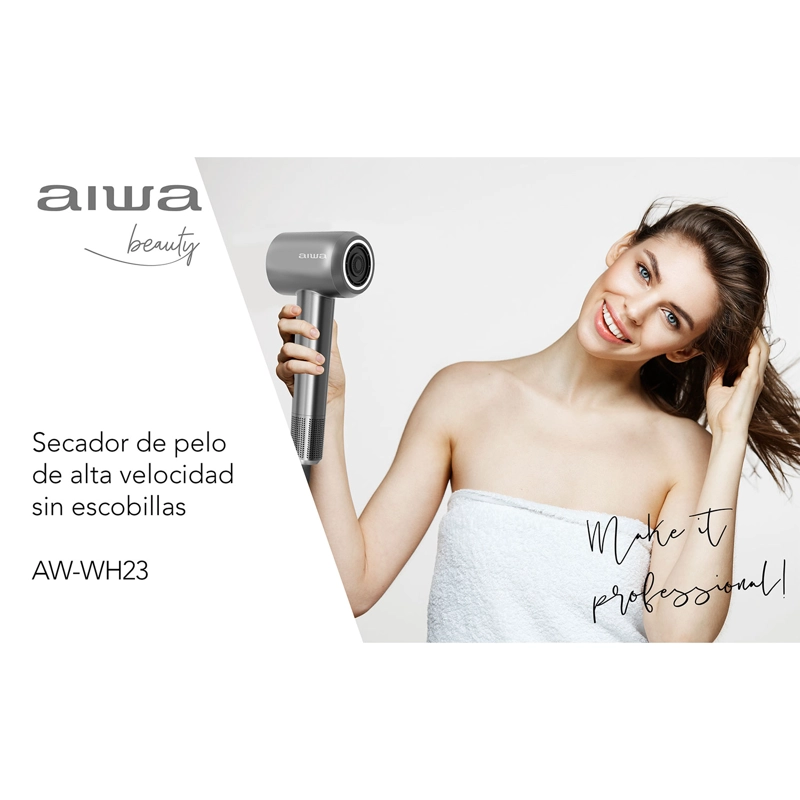 SECADOR DE PELO AIWA PROFESIONAL ALTA VELOCIDAD AW-WH23 - 7