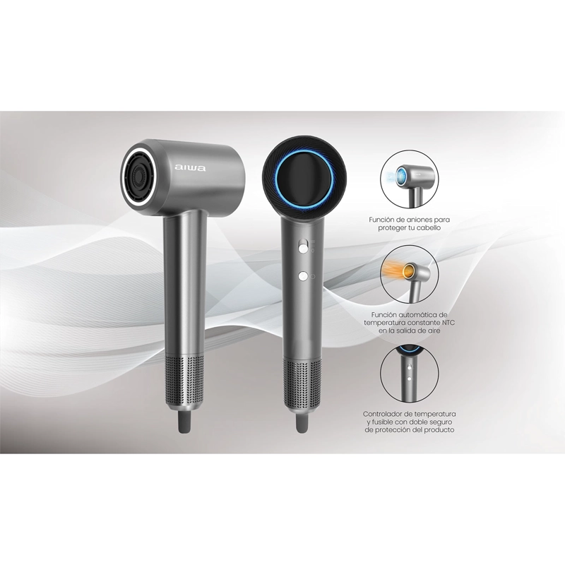 SECADOR DE PELO AIWA PROFESIONAL ALTA VELOCIDAD AW-WH23 - 8