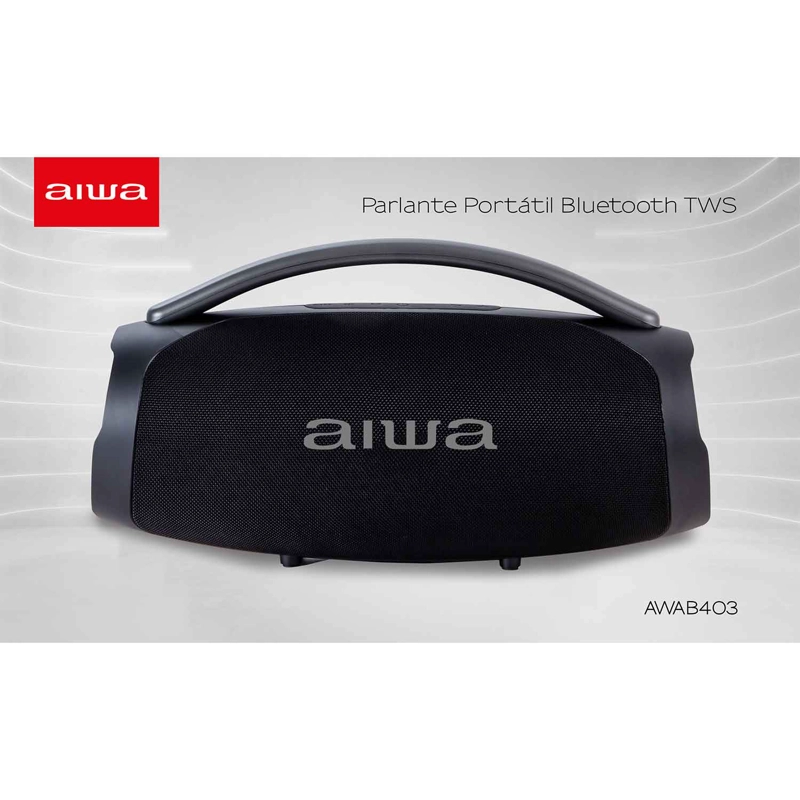 PARLANTE BLUETOOTH BOOMBOX AIWA 70W FUNCION TWS AW-B403 - 12