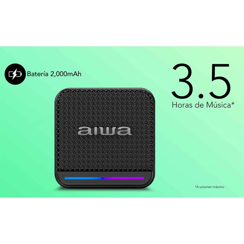 PARLANTE BLUETOOTH PORTATIL FUNCION TWS 7W CON RADIO FM AWQ3 - 11