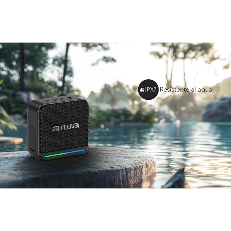 PARLANTE BLUETOOTH PORTATIL FUNCION TWS 7W CON RADIO FM AWQ3 - 12