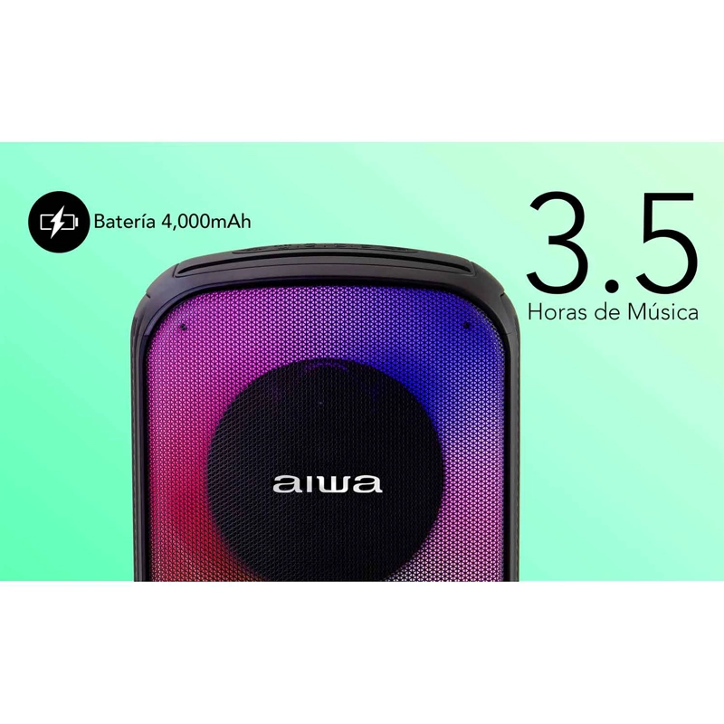 PARLANTE BLUETOOTH AIWA PORTATIL 40W CON FUNCION TWS AW-B81 - 2
