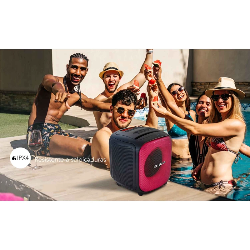PARLANTE BLUETOOTH AIWA PORTATIL 40W CON FUNCION TWS AW-B81 - 14