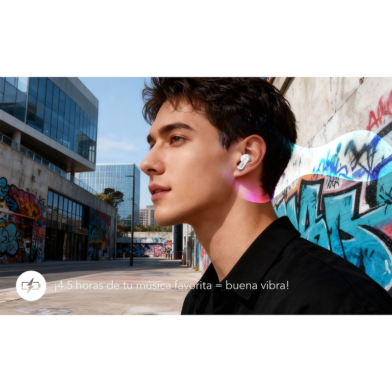AUDIFONOS BLUETOOTH INALAMBRICOS AIWA AWTWSGM1S 4,5 HRS IPX4 - 9