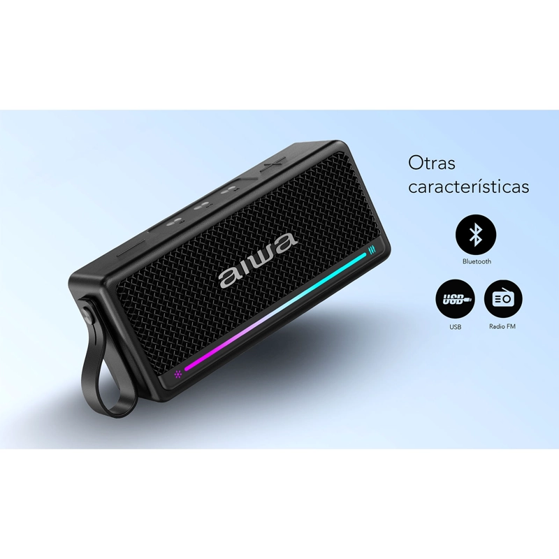 PARLANTE BLUETOOTH PORTATIL FUNCION TWS 20W RADIO FM AWQ5 - 2
