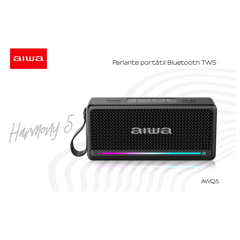 PARLANTE BLUETOOTH PORTATIL FUNCION TWS 20W RADIO FM AWQ5 - 8